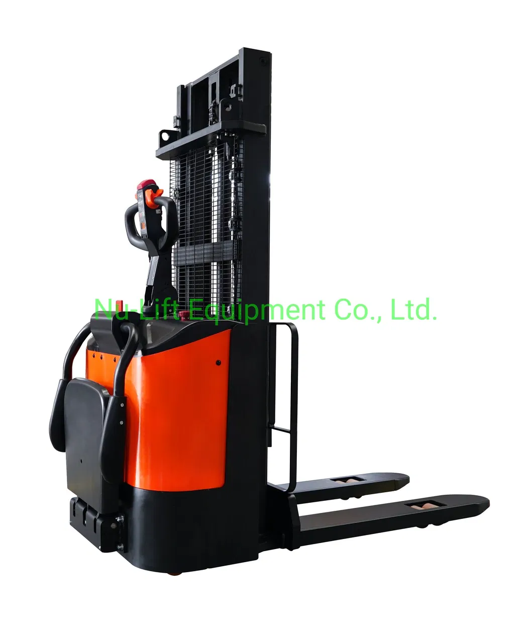 Hot sell New Economic Ride-on Power Stacker with platform and armrest