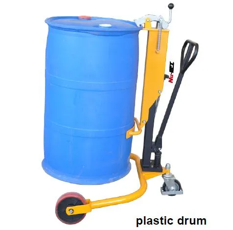 Hydraulic Drum Truck with Straddle Leg