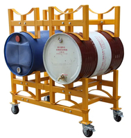 Hot sale Movable Drum Rack with casters