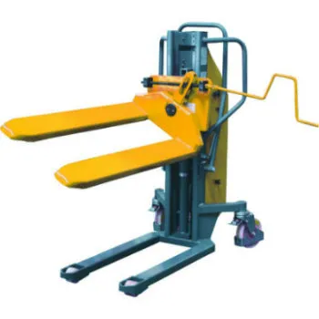 Semi-Electric Pallet Lifting and Tilting Stacker