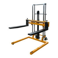 Hydraulic Wide Support Leg Fork Type Lifting Stacker-Pj. W Series