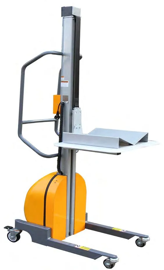 150KGS 250KGS Electric Work Positioners Low noise Light Duty Stacker