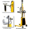 100~200kgs 1500mm 1700mm E150 height Light Duty Stacker Semi Electric Lifter Aluminum Work Positioner