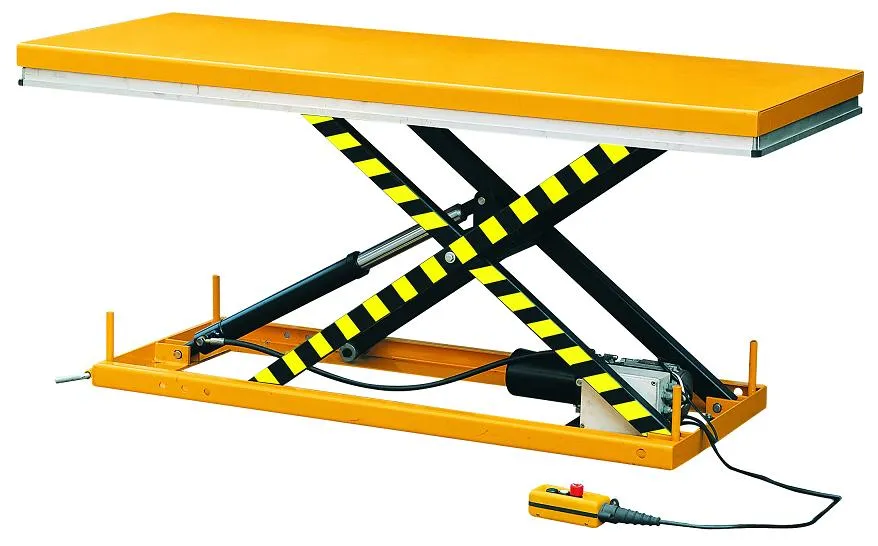 Large Size Stationary Electric Hydraulic Pump Lifting Table