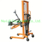 Semi-Electrci Portable Drum Rotator Handing Half Pallet Stacker with Dumping Fuction