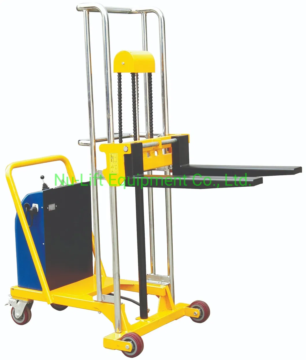 Light Duty Type Counter Balance Weight Electric Lifting Fork Stacker