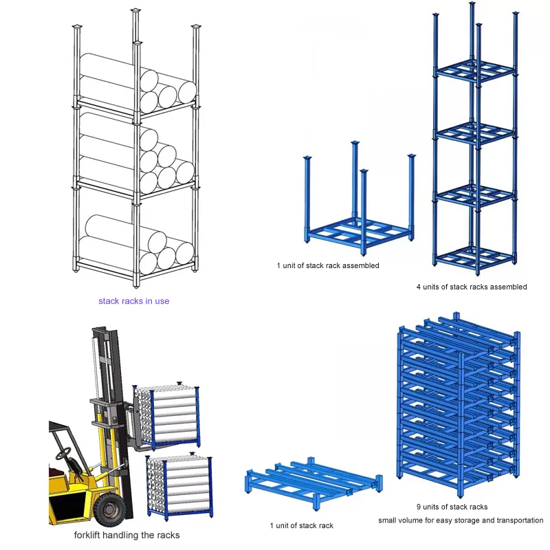 Steel Portable Stack Racks-PSR Series