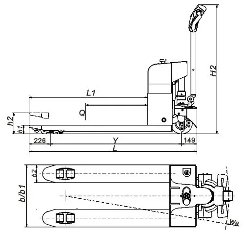 Full Motorized Pallet Jack-EPT15 Series-1.5ton