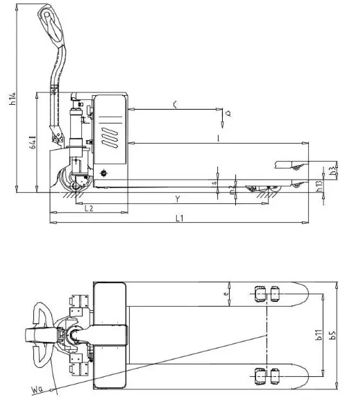 Power Pallet Truck-EPT20 Series- 2000kg