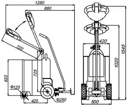 Stainless Steel Electric Tug 2500kg