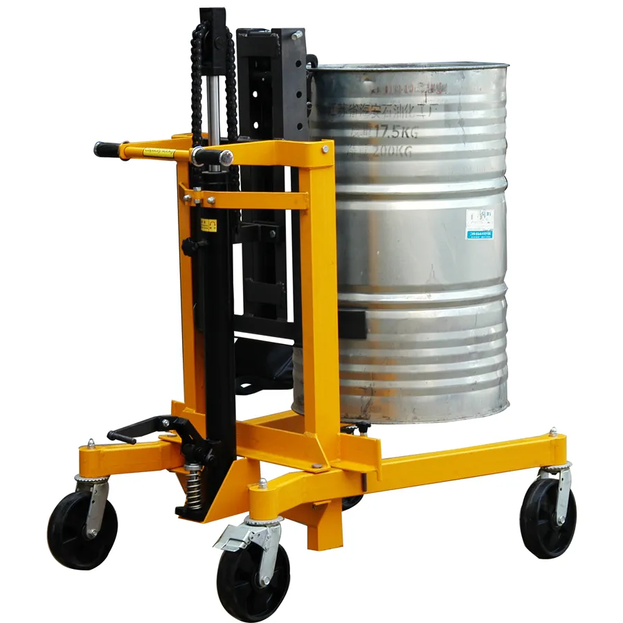 Hydraulic Drum Truck with Adjustable Legs