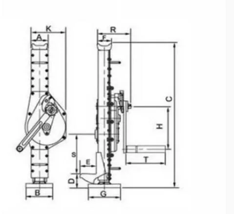 Low Profile Steel Jack - SJL Series