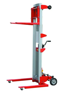 Aluminum Hand Winch Fork Lifting Stacker