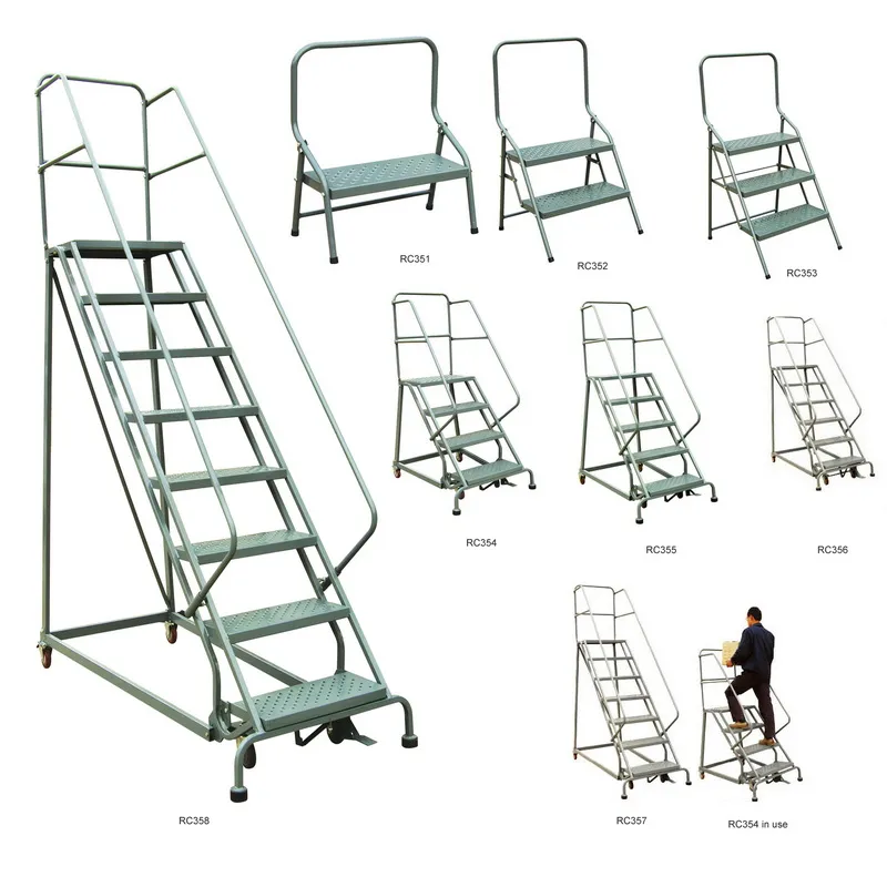 Industrial Steel Rolling Ladders - RL Series