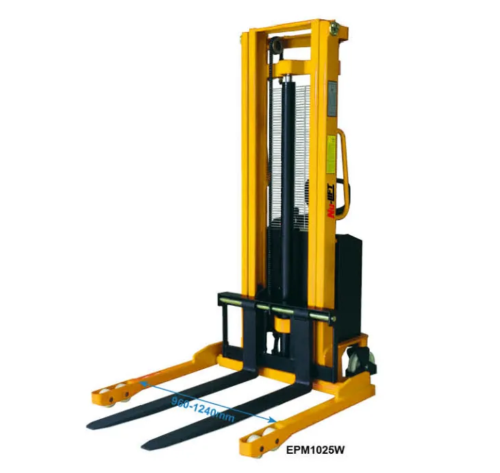 Semi-Electric Forklift Truck with Straddle Legs-Epm Series