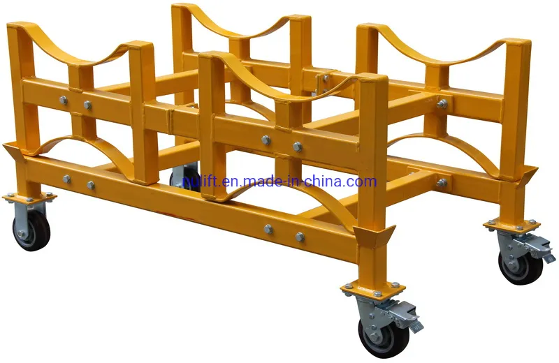 Hot sale Movable Drum Rack with casters