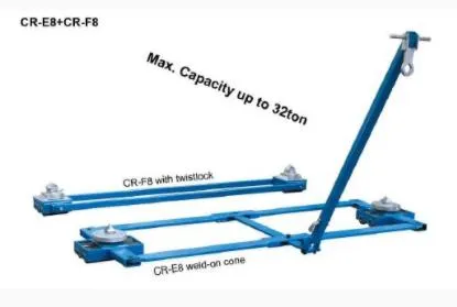 Container Transport Roller Skates-with 8 rollers