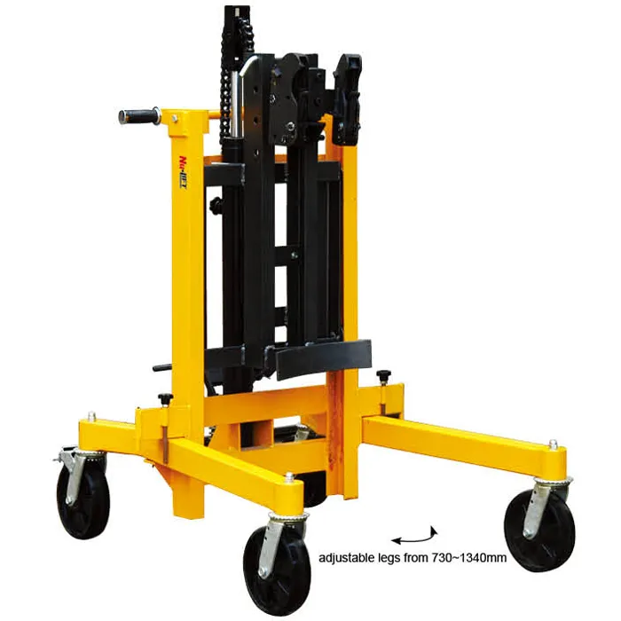 Hydraulic Drum Truck with Adjustable Legs