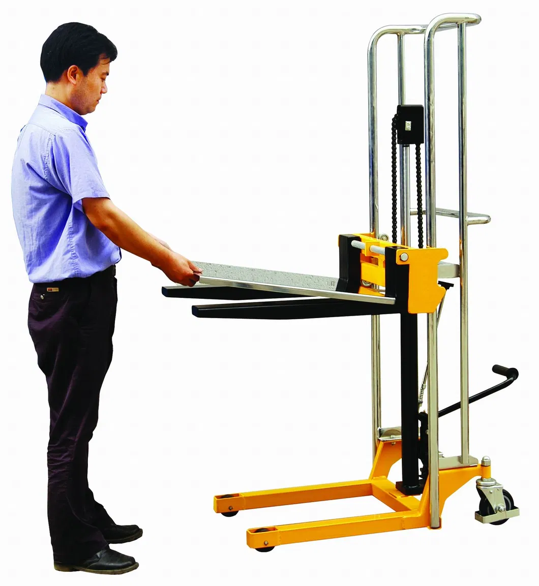 Foot Pedel Type Manual Hydraulic Lifting Forklift Fork Stacker