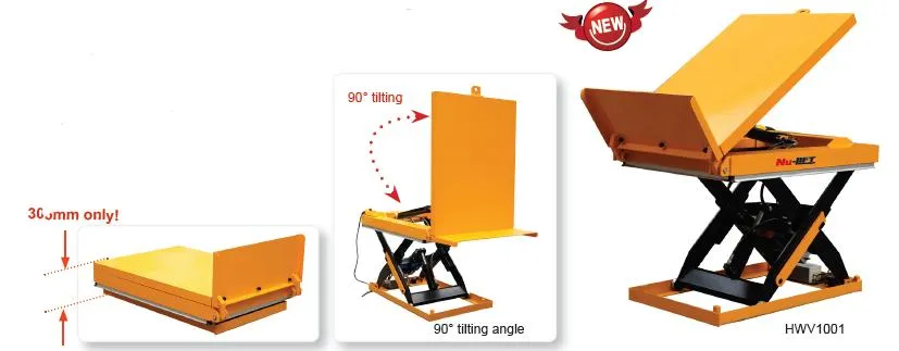 Lift and Tilt Scissor Tables