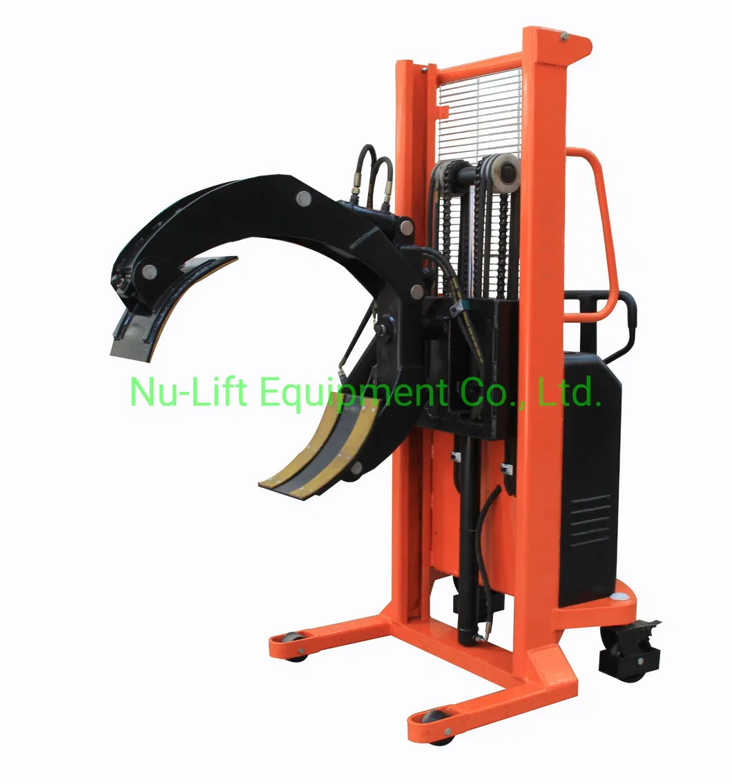 Electric lift and rotate 90 degrees Automatic Clamping Roll Lifter for 300kgs Roll Diameter 600-800mm