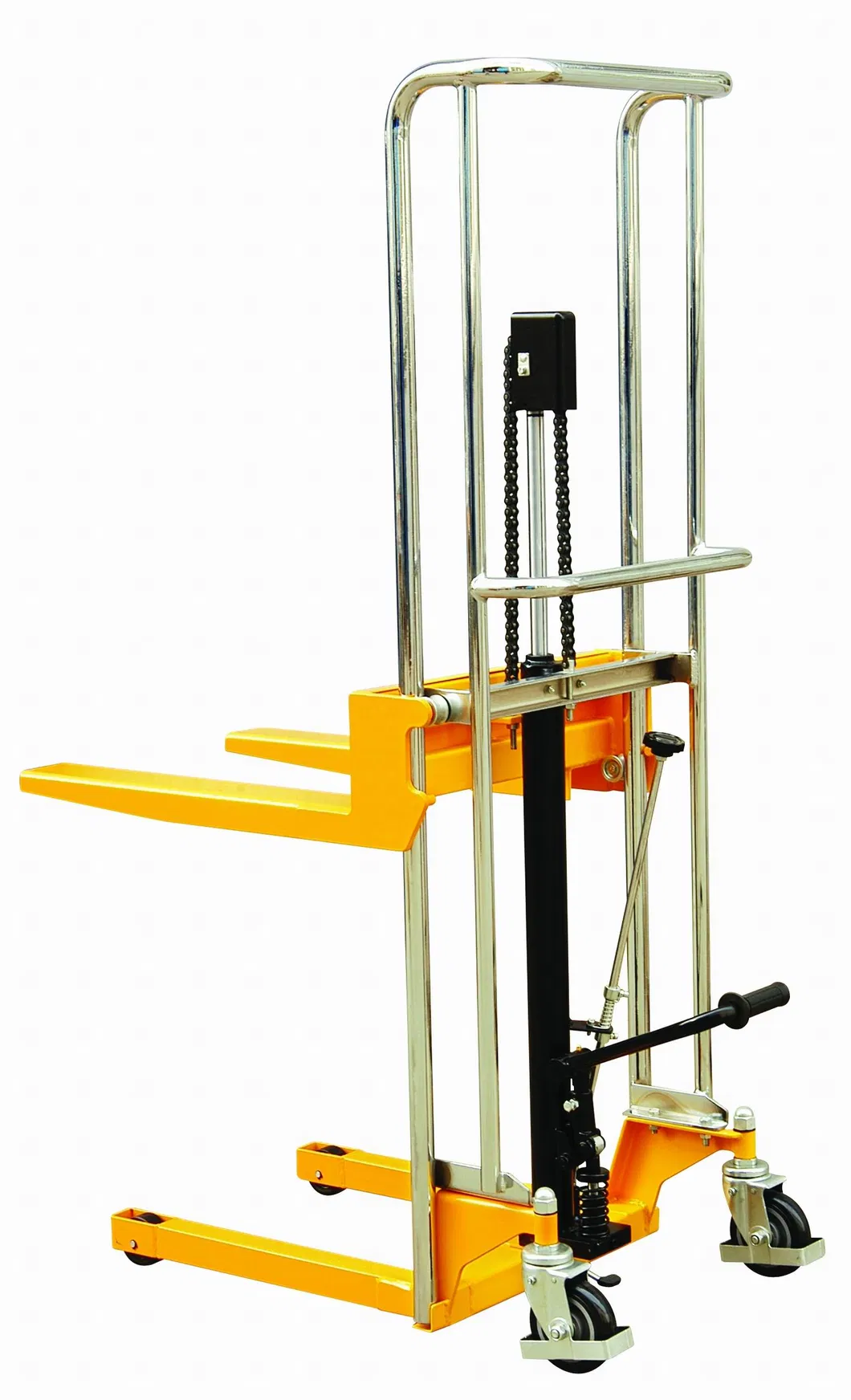 Foot Pedel Type Manual Hydraulic Lifting Forklift Fork Stacker