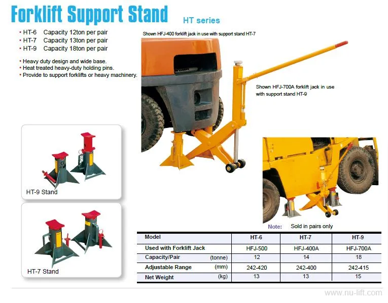 Forklift Support Stand Ht Series