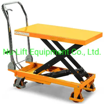 Portable Manual Lift Table Truck