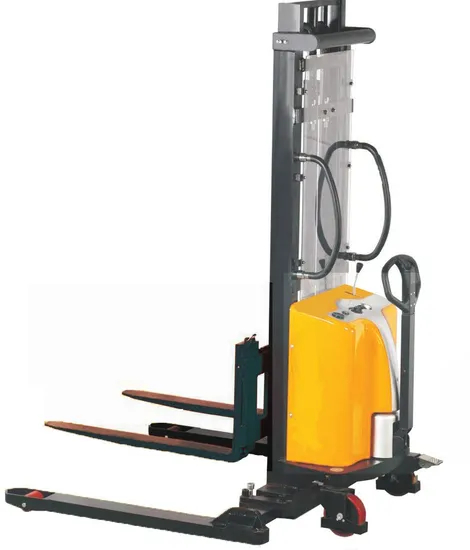 Semi Electric Stacker with Straddle Leg-EMS.W series