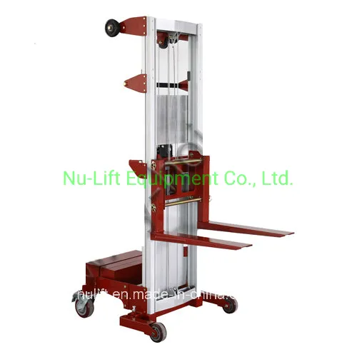 Aluminum Counter Balance Weight Hand Winch Stacker