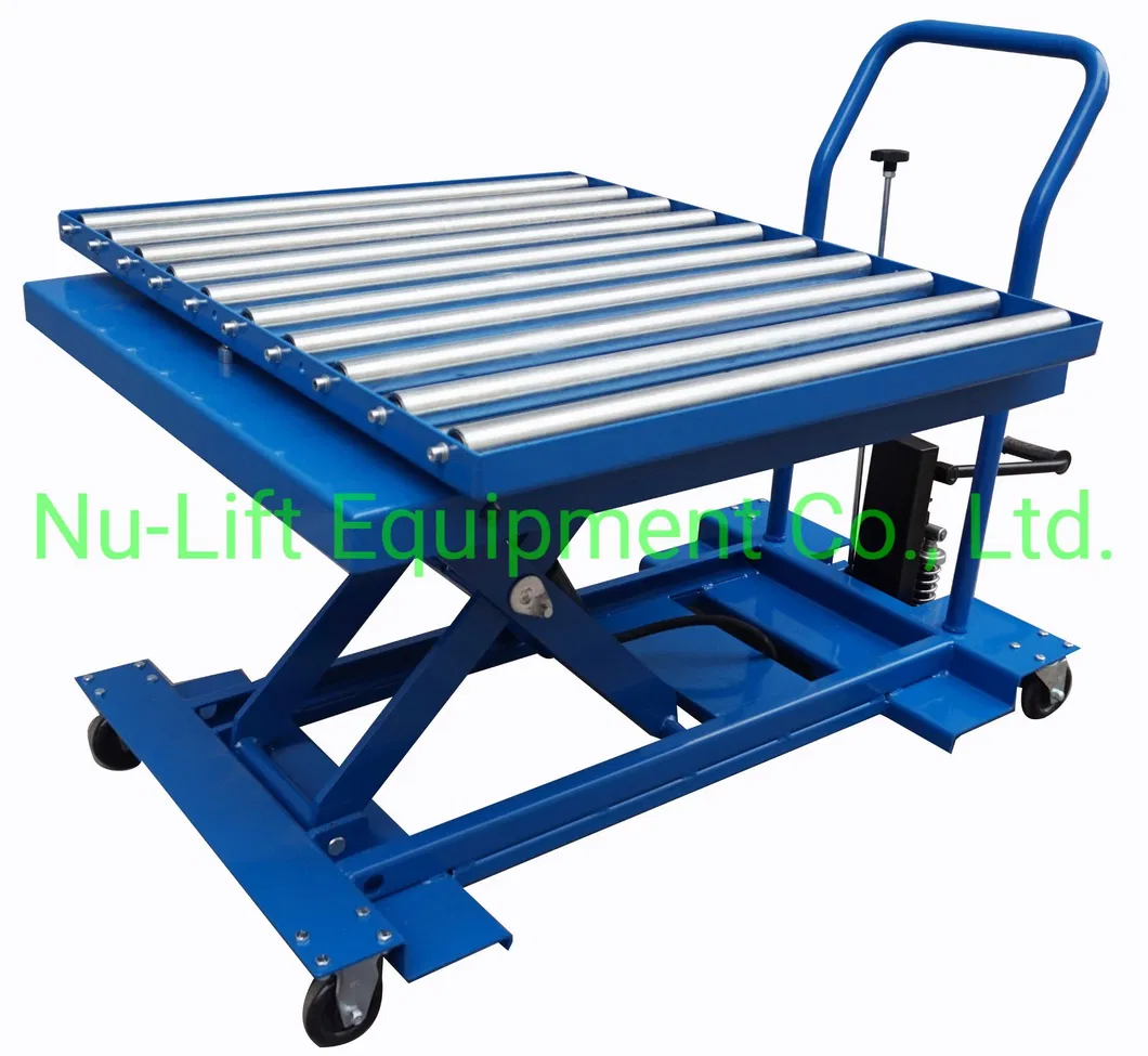 Lift Table with Conveyor Rollers