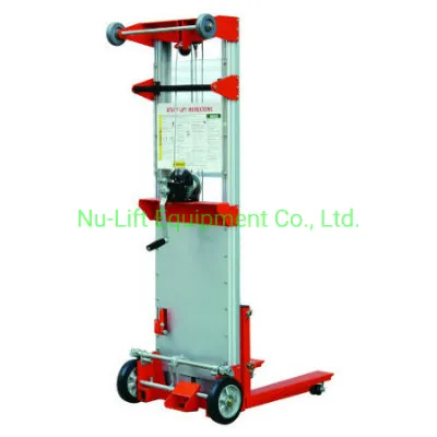 Aluminum Hand Winch Fork Lifting Stacker