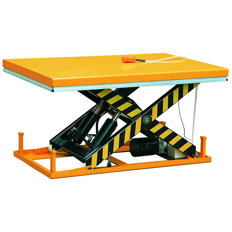 1Ton 2Ton 4Ton EU standard Heavy Duty Stationary Electric Hydraulic Scissor Lift Table with CE certificate