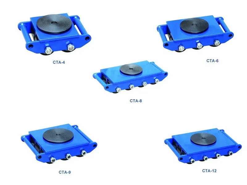 Skates with turntable.-CTA Series with turntable