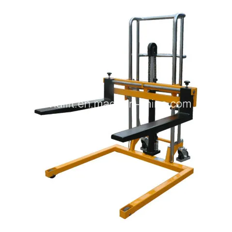 Hydraulic Wide Support Leg Fork Type Lifting Stacker-Pj. W Series