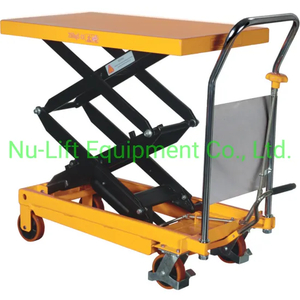 Portable Manual Lift Table Truck