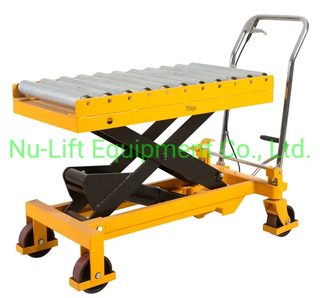 Lift Table with Conveyor Rollers