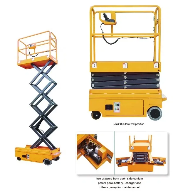 Mini Scissor Type Work Platform - Jy317 and Jy330