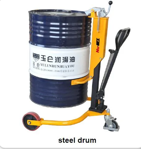 Hydraulic Drum Truck with Straddle Leg